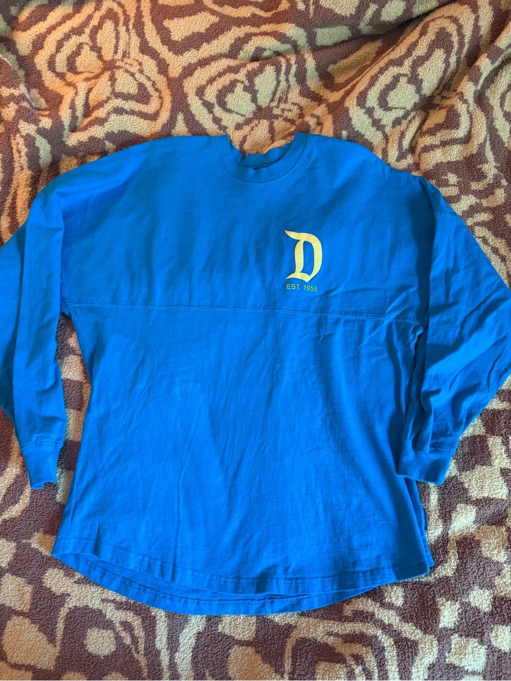 Disneyland Spirit Jersey Neon Blue Size Small Disney Parks